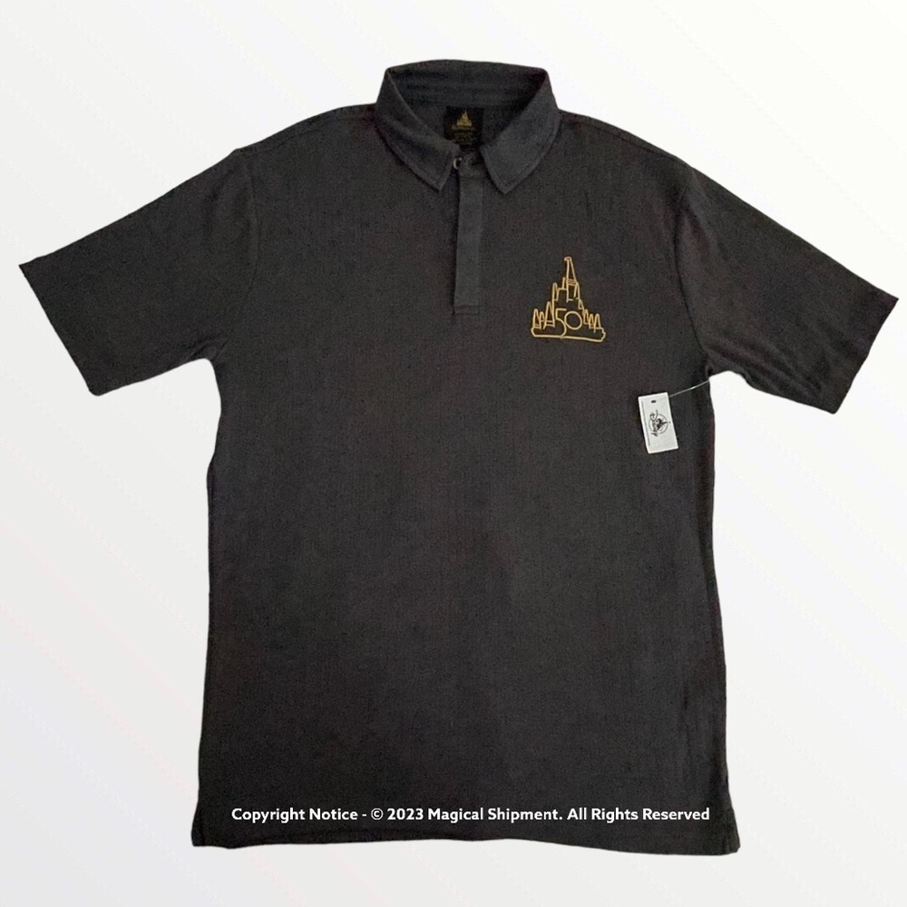 Disney Parks - Walt Disney World 50th Anniversary Castle Polo Shirt
